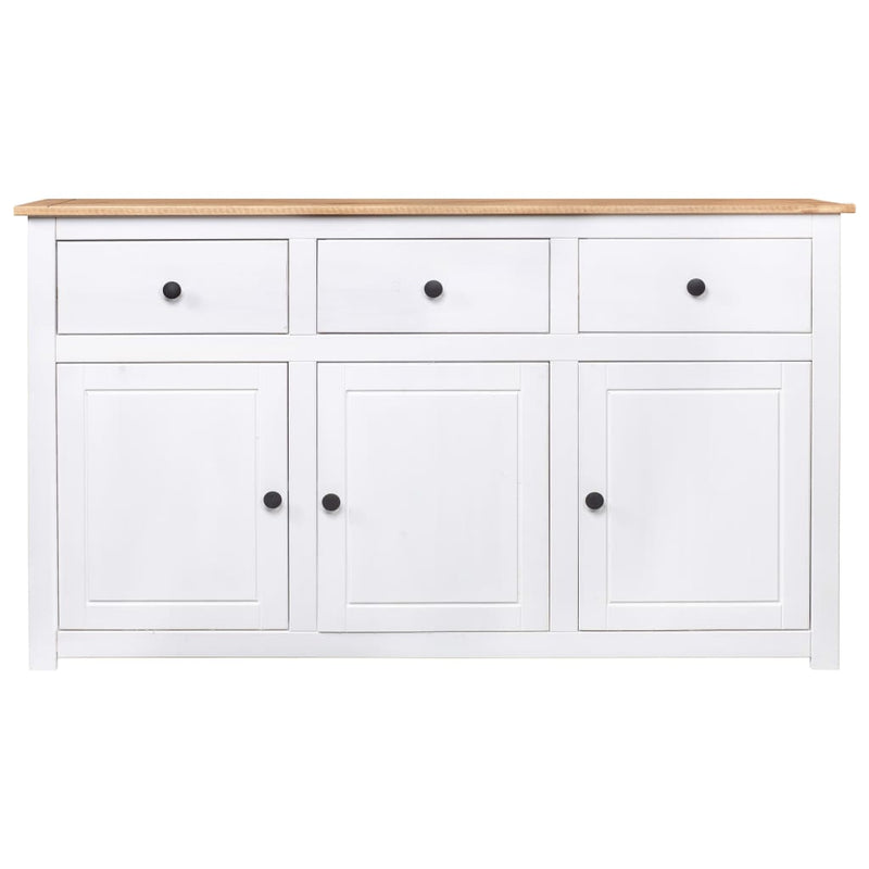 vidaXL Sideboard 135x40x80 cm Solid Pinewood Panama Range
