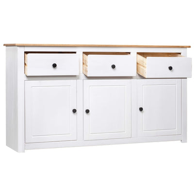 vidaXL Sideboard 135x40x80 cm Solid Pinewood Panama Range