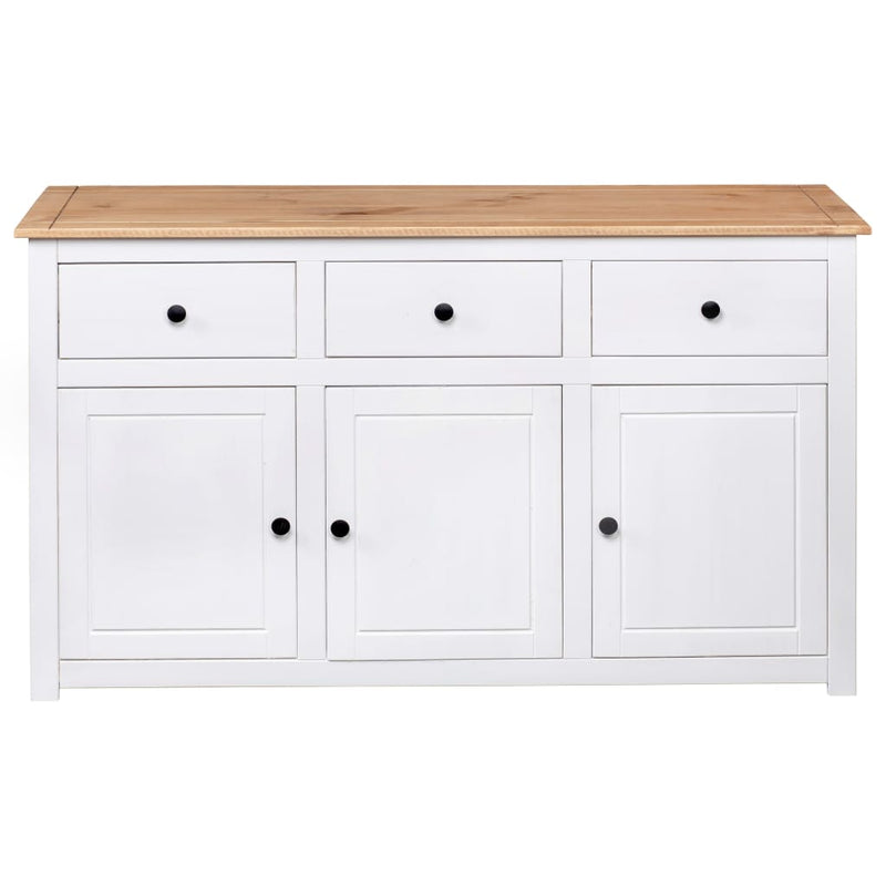 vidaXL Sideboard 135x40x80 cm Solid Pinewood Panama Range