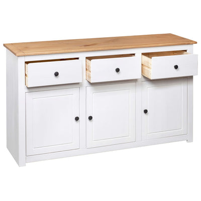 vidaXL Sideboard 135x40x80 cm Solid Pinewood Panama Range