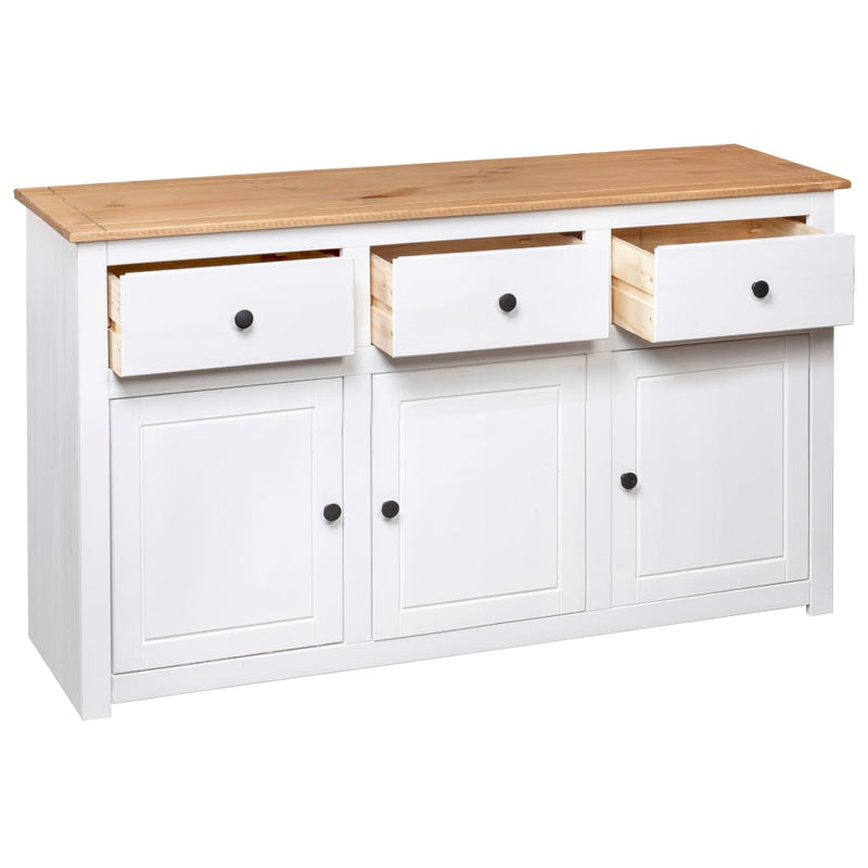 vidaXL Sideboard 135x40x80 cm Solid Pinewood Panama Range