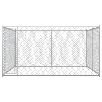 vidaXL Outdoor Dog Kennel 383x383x185 cm