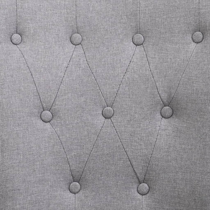 vidaXL Dining Chairs with Armrests 2 pcs Brown Fabric