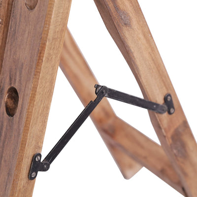 vidaXL Wine Rack for 15 Bottles 26x50x70 cm Solid Mahogany Wood