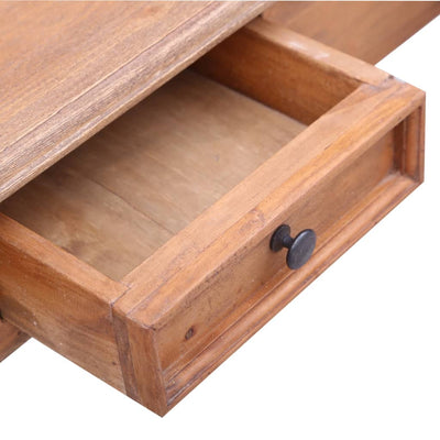 vidaXL Writing Desk with Drawers 90x50x101 cm Solid Mahogany Wood
