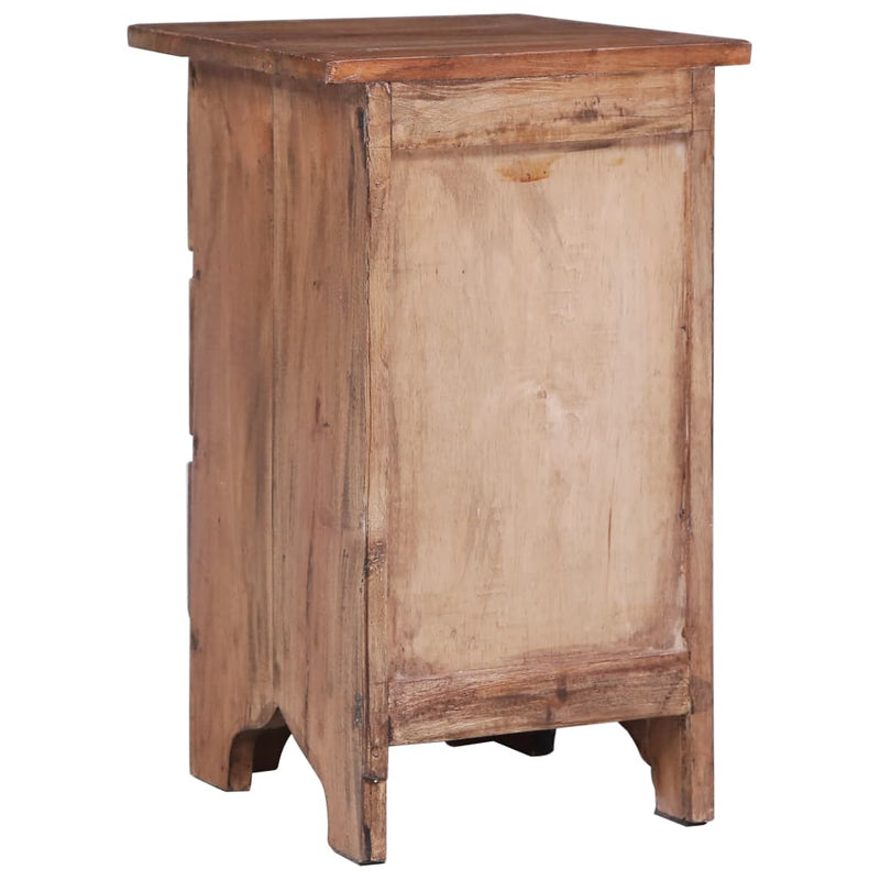vidaXL Bedside Cabinet 30x30x51 cm Solid Mahogany Wood