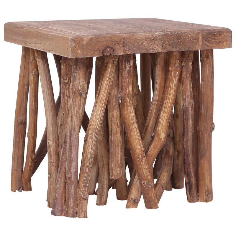 vidaXL Log Coffee Table 40x40x40 cm Mixed Recycled Wood