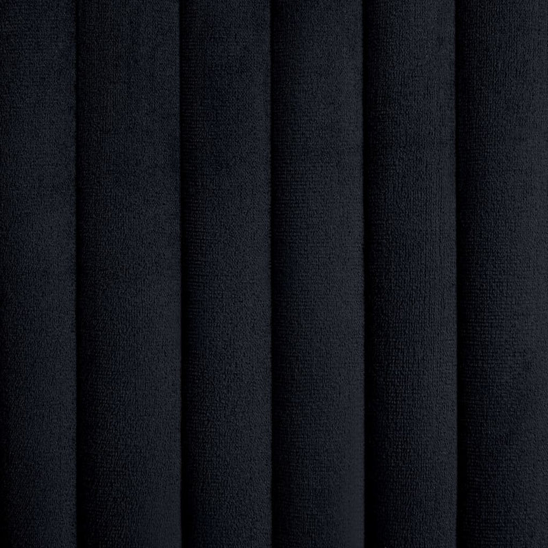 vidaXL Dining Chairs 6 pcs Black Velvet