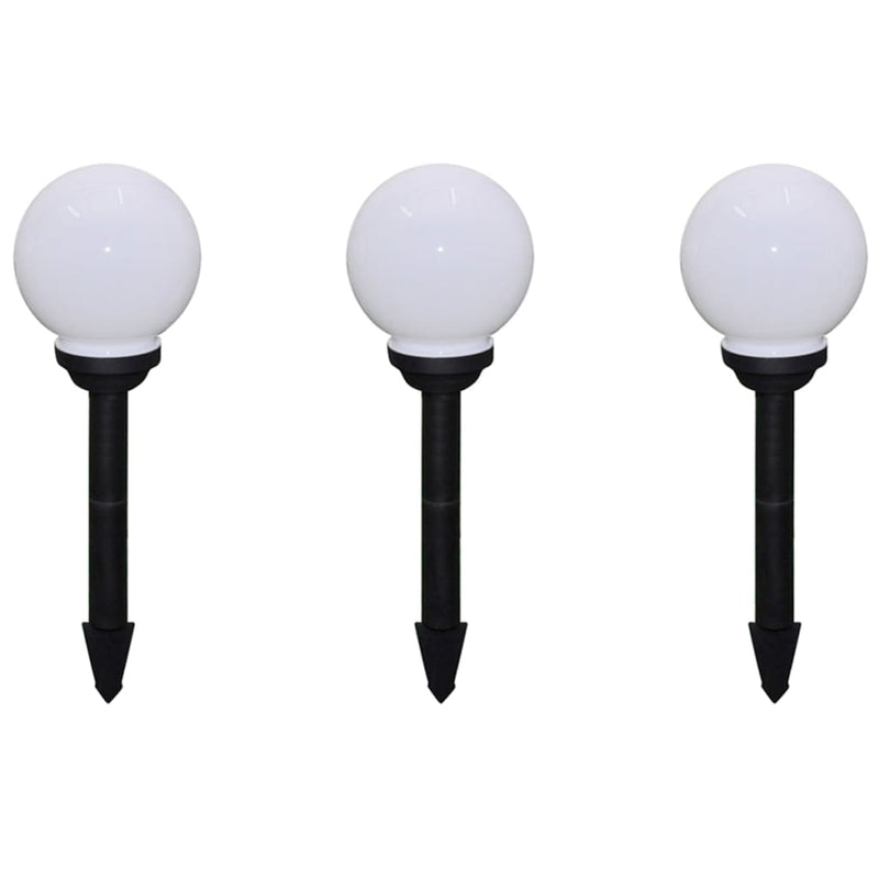 vidaXL Outdoor Pathway Lamps 6 pcs LED 20 cm with Ground Spike
