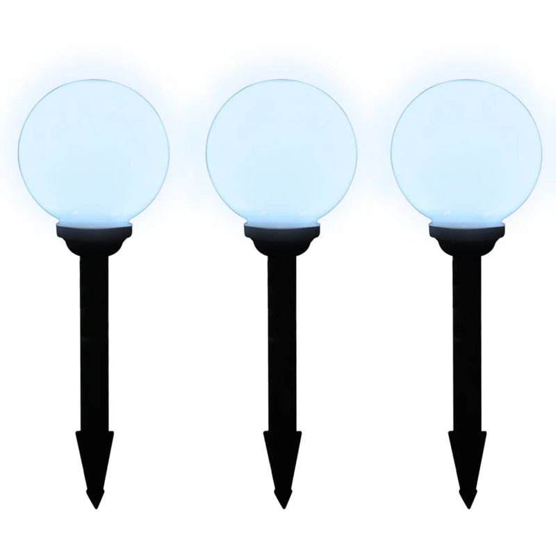 vidaXL Outdoor Pathway Lamps 6 pcs LED 20 cm with Ground Spike