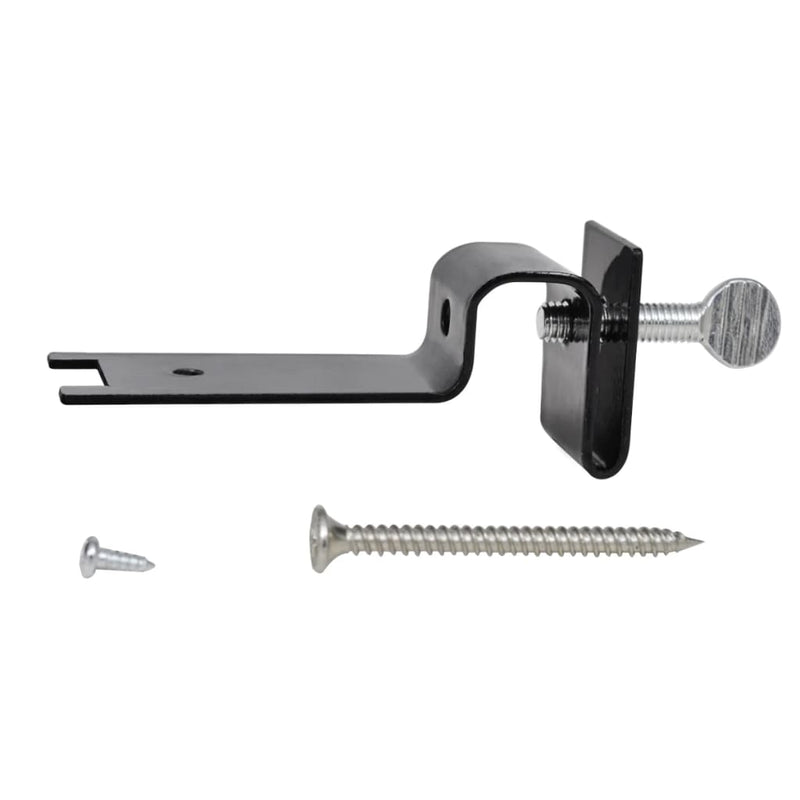 vidaXL Outdoor Solar Fence Lamps 12 pcs LED Black