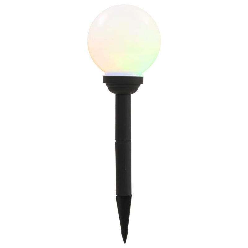 vidaXL Outdoor Solar Lamps 8 pcs LED Spherical 15 cm RGB