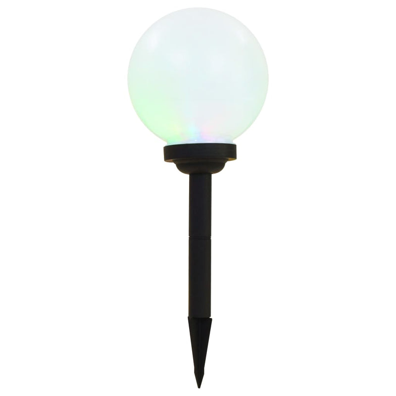 vidaXL Outdoor Solar Lamps 6 pcs LED Spherical 20 cm RGB