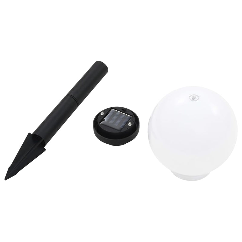 vidaXL Outdoor Solar Lamps 6 pcs LED Spherical 20 cm RGB