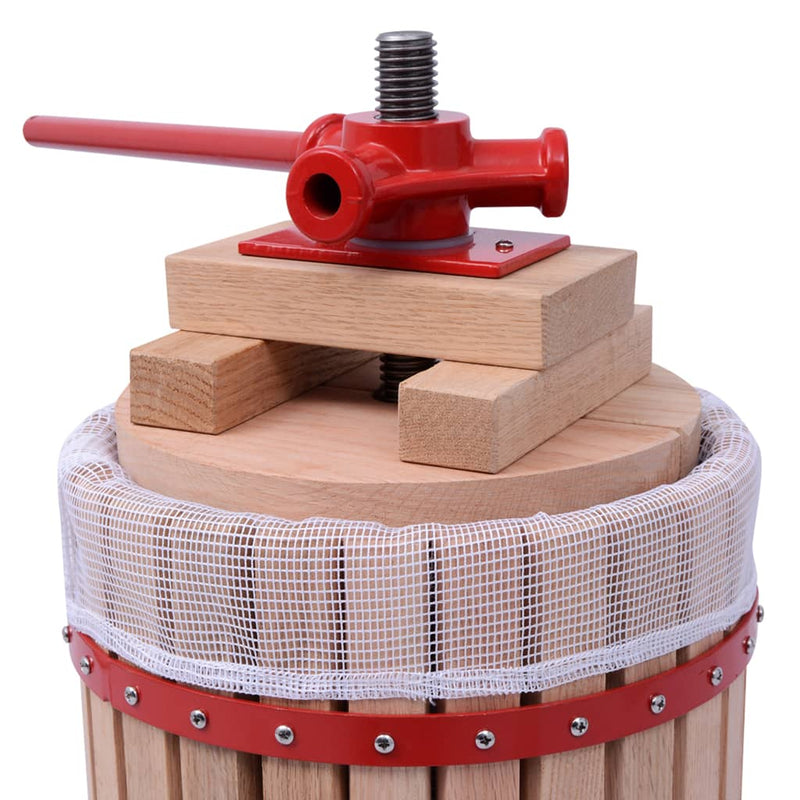 vidaXL 2 Piece Fruit & Wine Press and Crusher Set