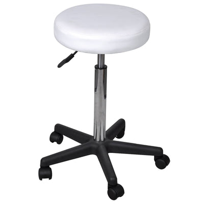 vidaXL Office Stools 2 pcs Black 35.5x84 cm Faux Leather