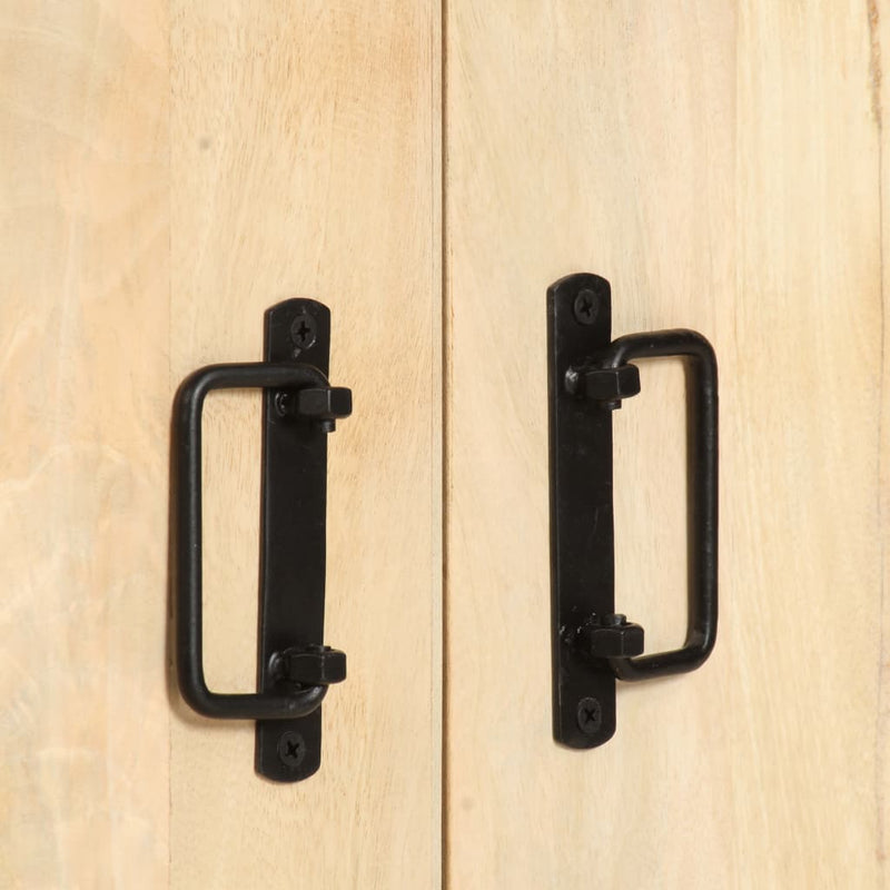 vidaXL 4-Tier Bookcase 124x30x180 cm Solid Mango Wood