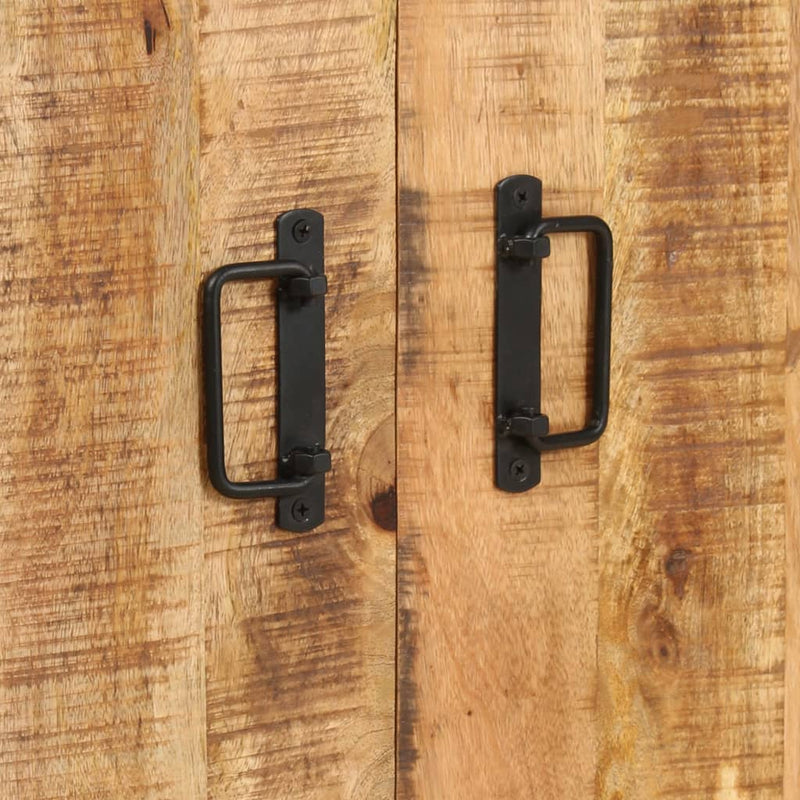 vidaXL 4-Tier Bookcase 124x30x180 cm Rough Mango Wood