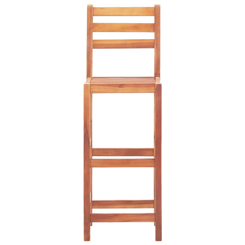 vidaXL Bar Chairs 4 pcs Solid Acacia Wood