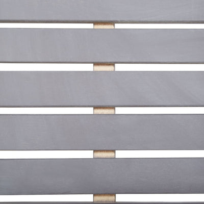 vidaXL 5 Piece Outdoor Dining Set Grey Solid Acacia Wood