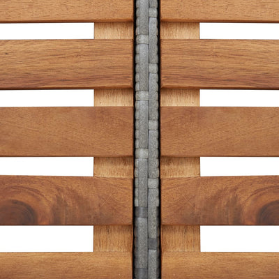 vidaXL Square Spa Surround Black 268 x 268 x 55 cm Poly Rattan