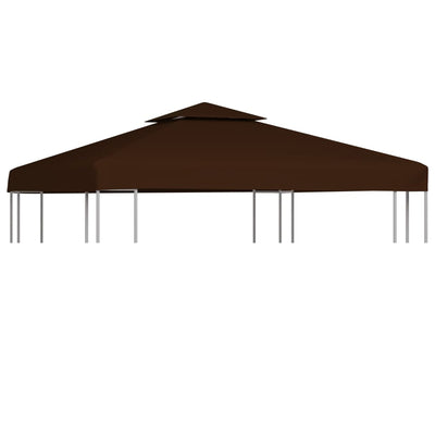 vidaXL 2-Tier Gazebo Top Cover 310 g/m² 3x3 m Bordeaux