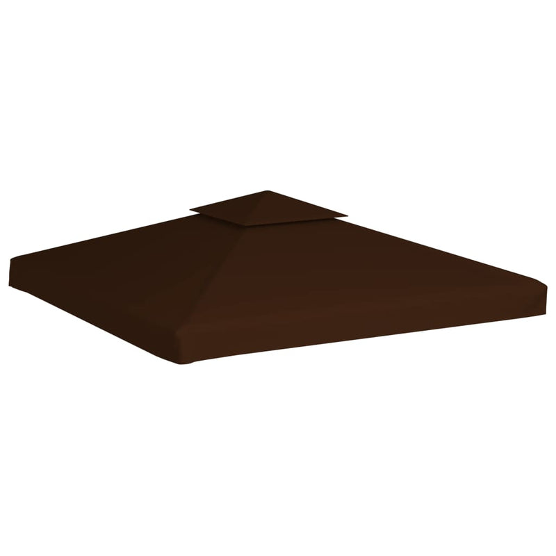 vidaXL 2-Tier Gazebo Top Cover 310 g/m² 3x3 m Bordeaux