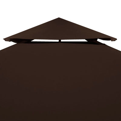 vidaXL 2-Tier Gazebo Top Cover 310 g/m² 3x3 m Bordeaux