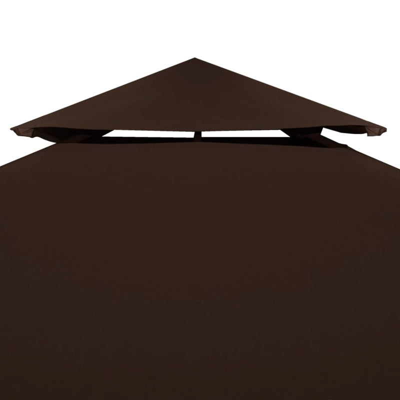 vidaXL 2-Tier Gazebo Top Cover 310 g/m² 3x3 m Bordeaux