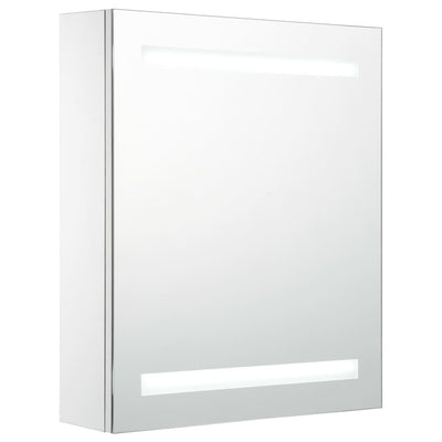 vidaXL LED Bathroom Mirror Cabinet 50x13.5x60 cm