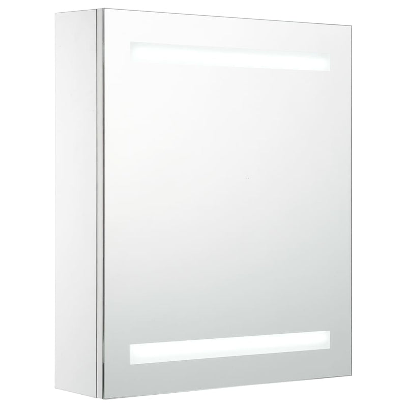 vidaXL LED Bathroom Mirror Cabinet 50x13.5x60 cm