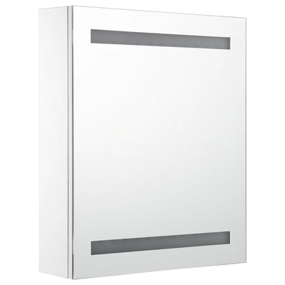 vidaXL LED Bathroom Mirror Cabinet 50x13.5x60 cm