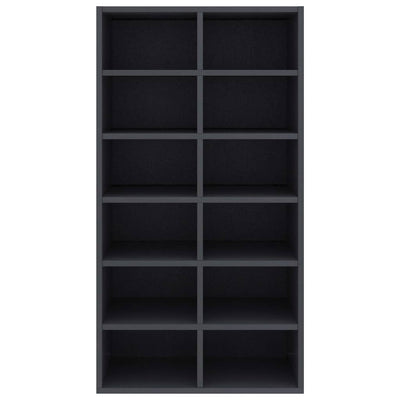 vidaXL Shoe Rack Sonoma Oak 54x34x100.5 cm Engineered Wood