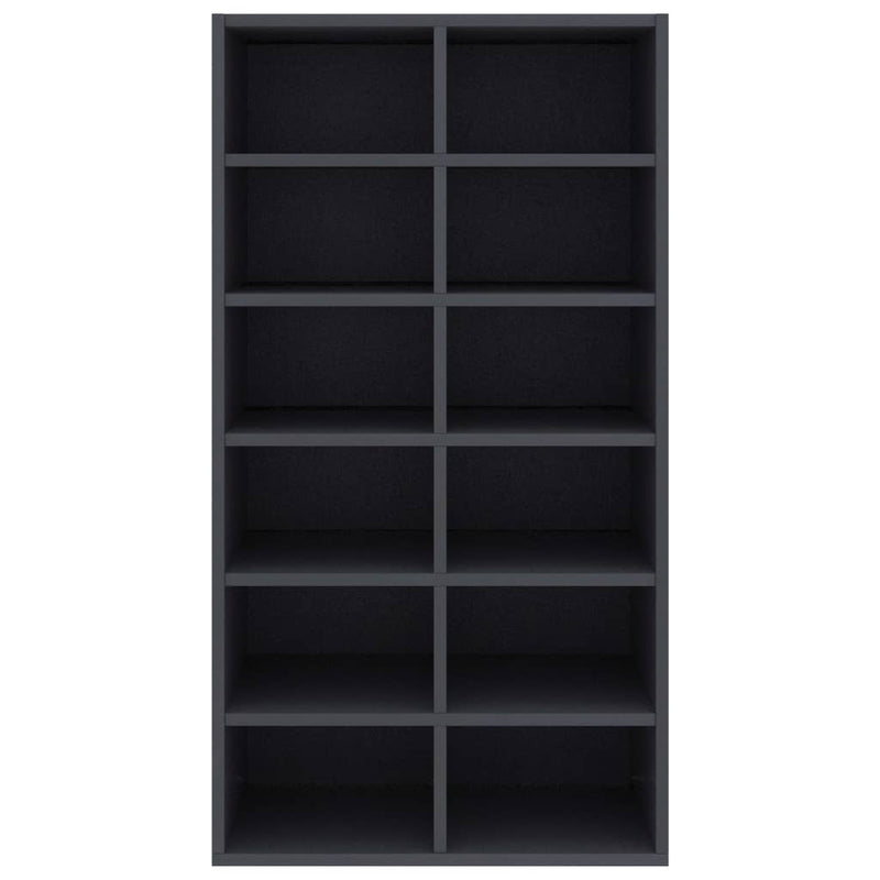 vidaXL Shoe Rack Sonoma Oak 54x34x100.5 cm Engineered Wood