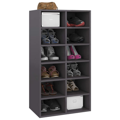 vidaXL Shoe Rack Sonoma Oak 54x34x100.5 cm Engineered Wood