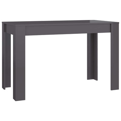 vidaXL Dining Table Black 120x60x76 cm Engineered Wood