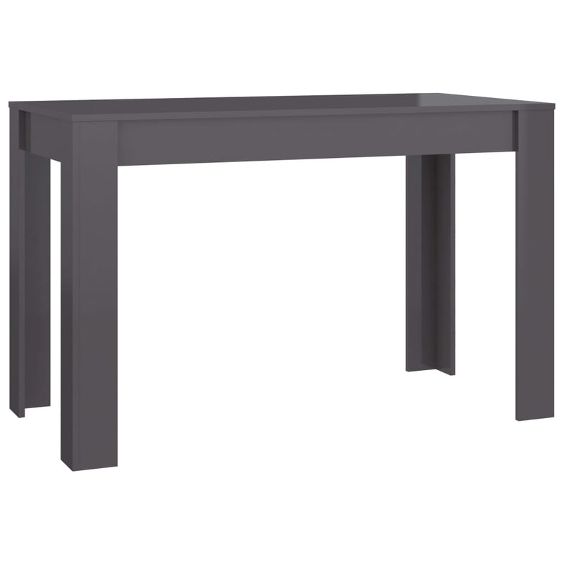 vidaXL Dining Table Black 120x60x76 cm Engineered Wood