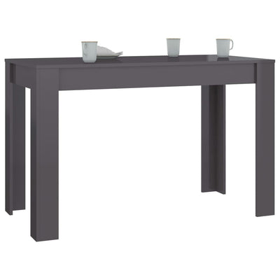 vidaXL Dining Table Black 120x60x76 cm Engineered Wood