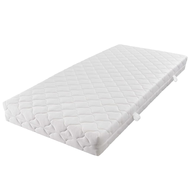vidaXL Mattress with a Washable Cover 203x153x17 cm