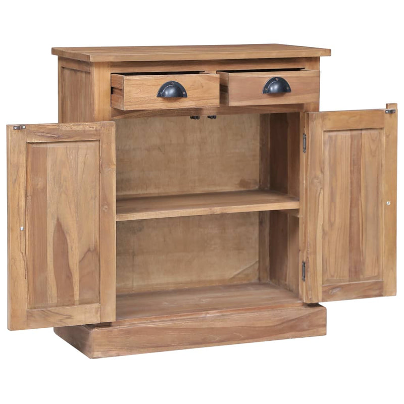 vidaXL Side Cabinet 65x30x75 cm Solid Teak