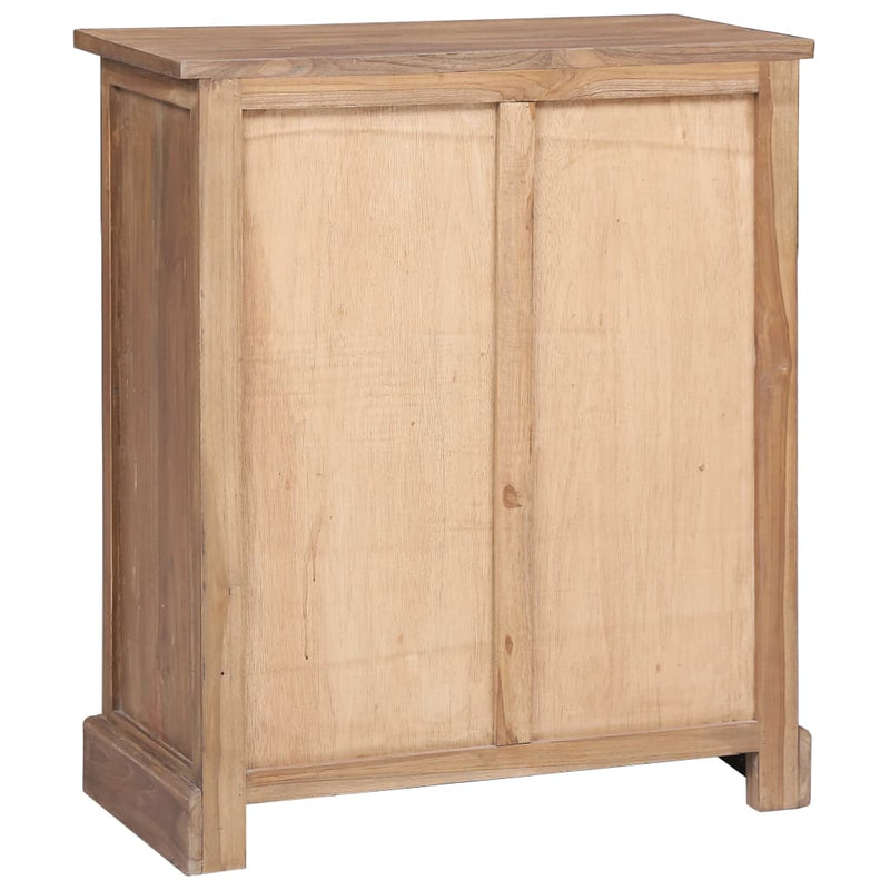 vidaXL Side Cabinet 65x30x75 cm Solid Teak