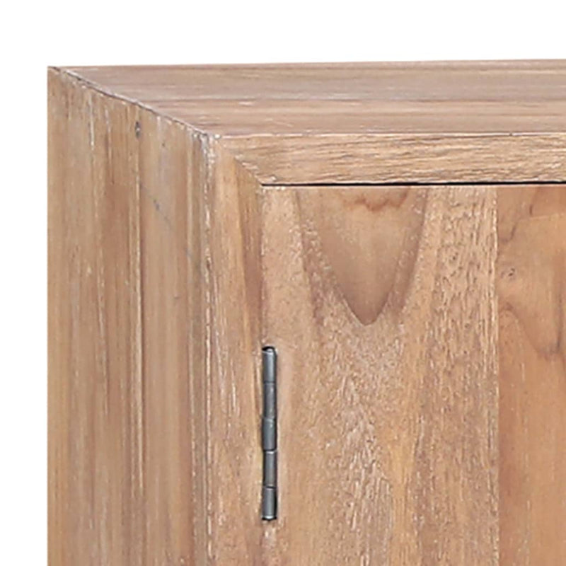 vidaXL Side Cabinet 110x30x75 cm Solid Teak