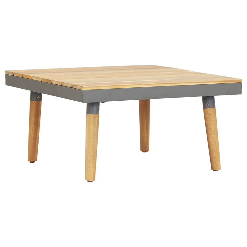 vidaXL 7-Seater Garden Lounge Set with Cushions Solid Acacia Wood Brown