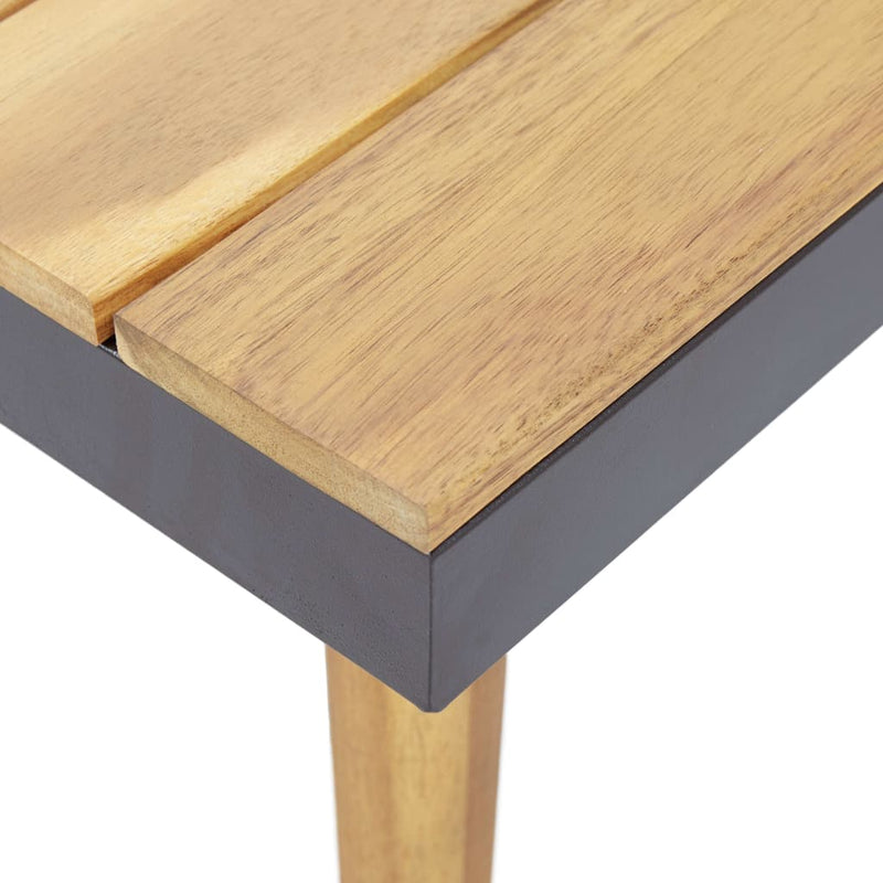 vidaXL 7-Seater Garden Lounge Set with Cushions Solid Acacia Wood Brown