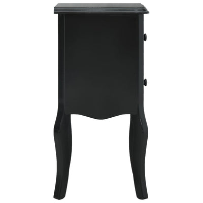 vidaXL Bedside Cabinet Grey 43x32x65 cm MDF