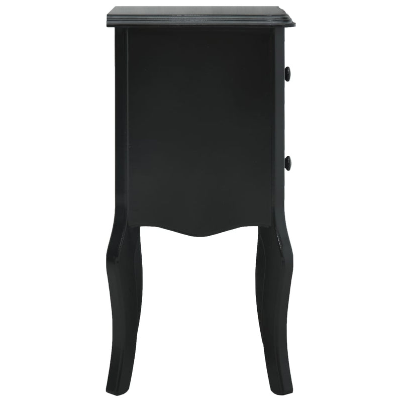vidaXL Bedside Cabinet Grey 43x32x65 cm MDF