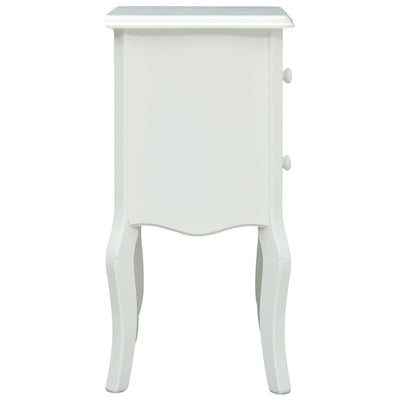 vidaXL Bedside Cabinet Grey 43x32x65 cm MDF