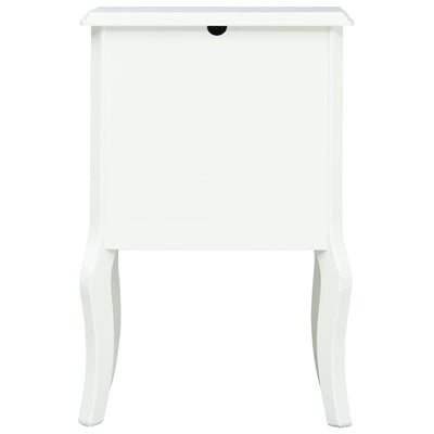 vidaXL Bedside Cabinet Grey 43x32x65 cm MDF