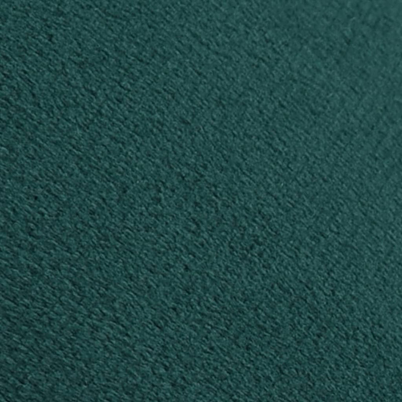 vidaXL Stool Dark Green and Gold Velvet