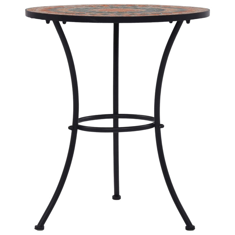 vidaXL Bistro Table Blue and White 60 cm Mosaic